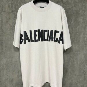 Balenciaga White T-Shirt for Men